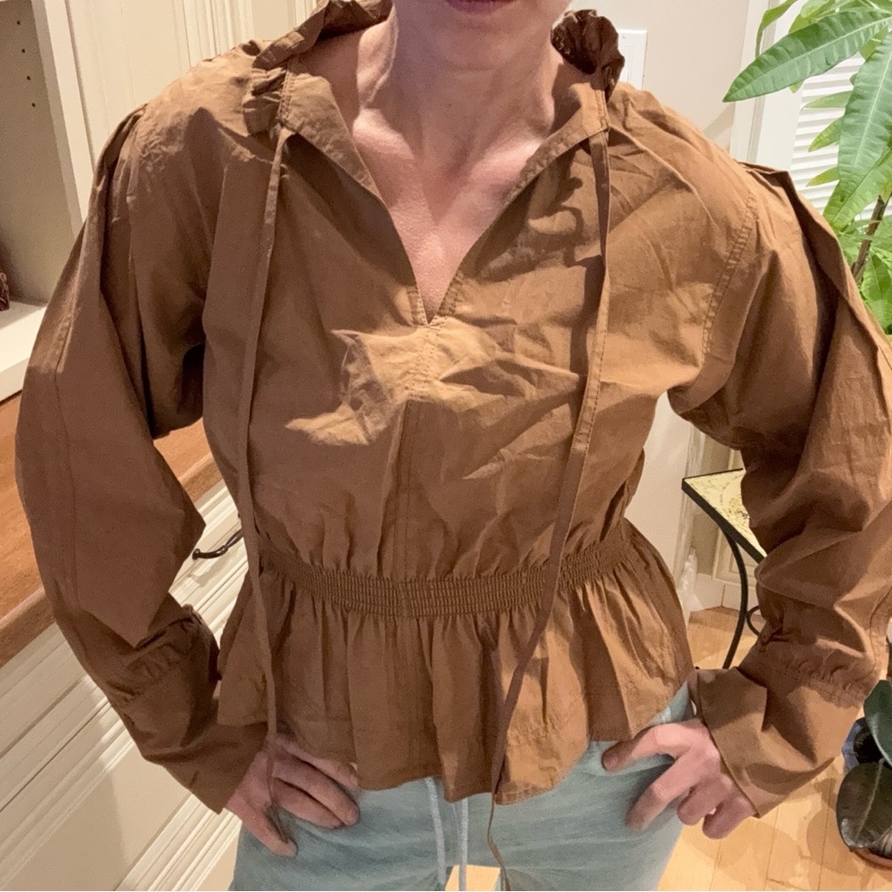 Brown Women's Hooded Jacket